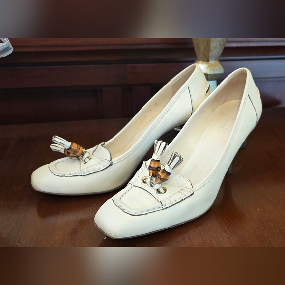 Gucci Leather Heels 👠 - Picture 1 of 7